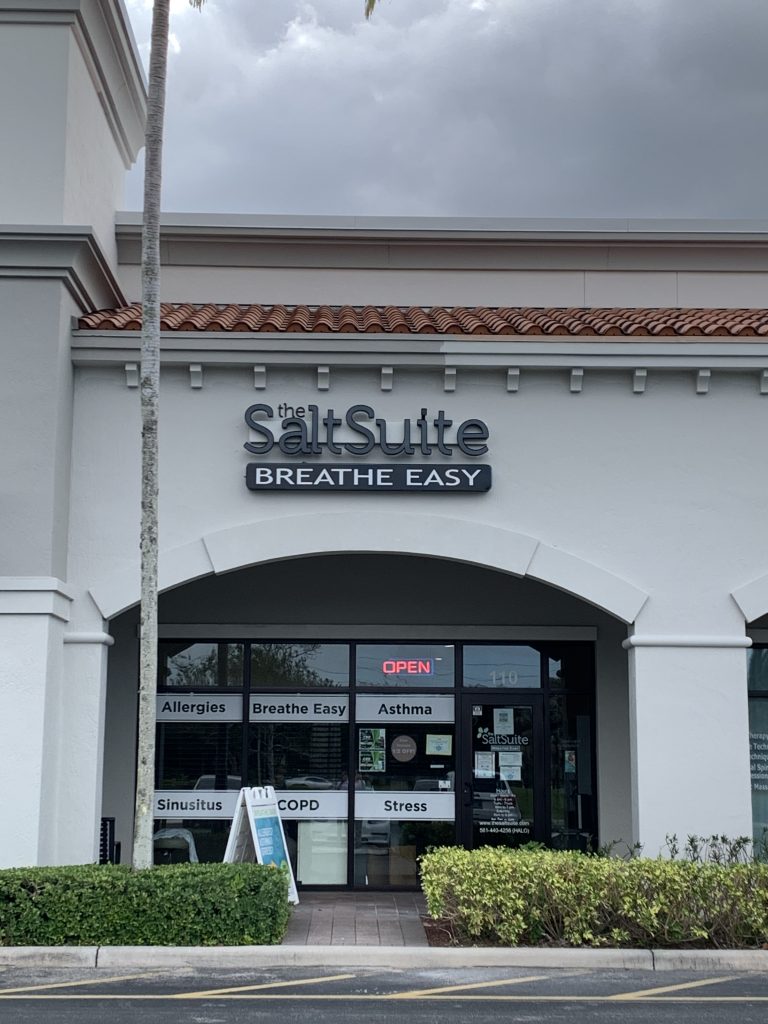 The Salt Suite storefront at Lake Worth, Florida.