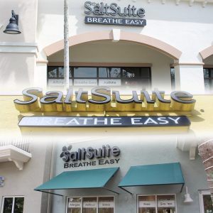 The Salt Suite Storefront Signage